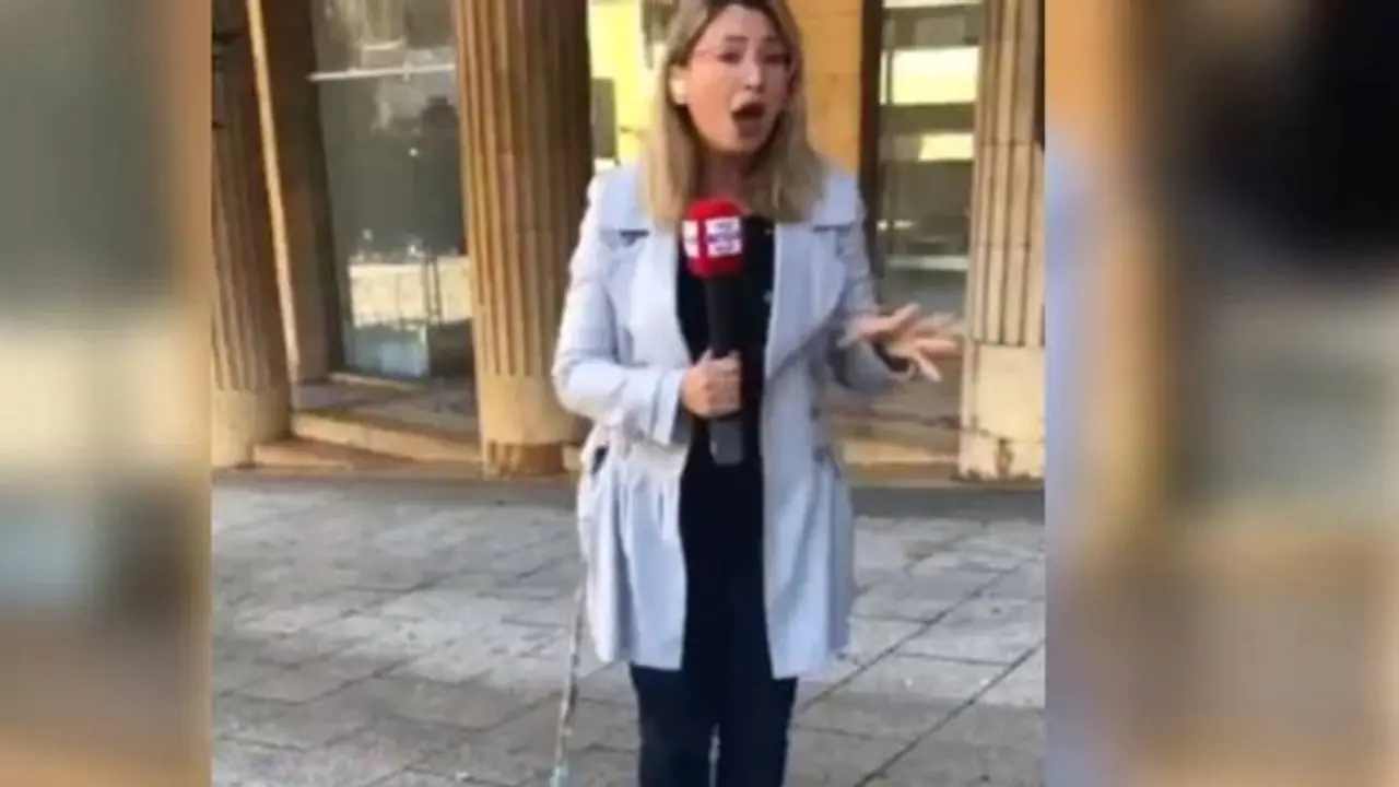 പൂച്ച ശല്യപ്പെടുത്തുന്നത് വകവയ്ക്കാതെ റിപ്പോർട്ട് ചെയ്യുന്ന മാധ്യമപ്രവർത്തക; വീഡിയോ വൈറല്‍