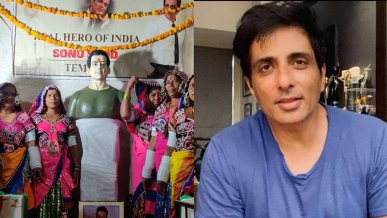 'ജീവിതത്തിലെ ഹീറോയ്ക്ക് വേണ്ടി..'; സോനു സൂദിനായി അമ്പലം പണിത് തെലങ്കാനയിലെ ഗ്രാമം 'ജീവിതത്തിലെ ഹീറോയ്ക്ക് വേണ്ടി..'; സോനു സൂദിനായി അമ്പലം പണിത് തെലങ്കാനയിലെ ഗ്രാമം