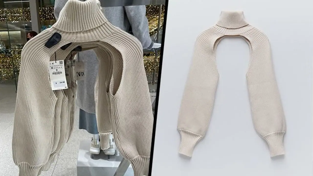 Zara's 'Knit Arm Warmers' is a fashion statement or a bizarre winter wear?