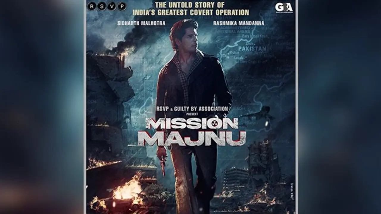 Mission Majnu teaser : भारत के सीक्रेट मिशन का खुलासा, रश्मिका मंदाना,सिद्धार्थ मल्होत्रा का दमदार किरदार 