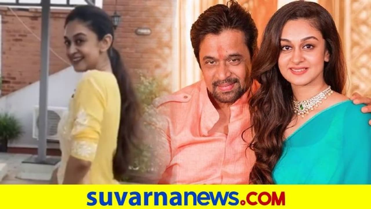 ತಂದೆ ನಟಿಸಿದ ಹಳೇ ಸಿನಿಮಾ ಹಾಡಿಗೆ ಹೆಜ್ಜೆ ಹಾಕಿದ ಅರ್ಜುನ್ ಸರ್ಜಾ ಪುತ್ರಿ