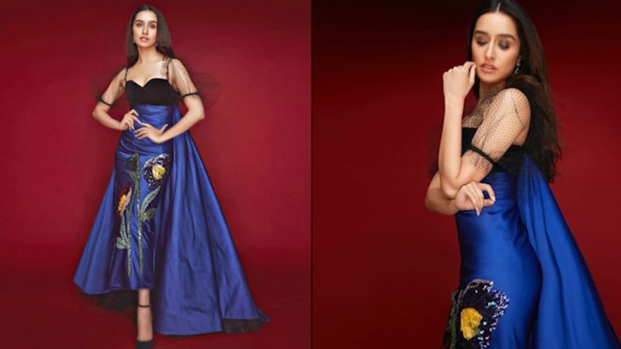 Here's how Shraddha Kapoor looked wearing the blue and black outfit Here's how Shraddha Kapoor looked wearing the blue and black outfit