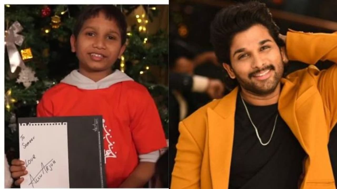 അല്ലു അർജുന്റെ ഓട്ടോഗ്രാഫ് വേണമെന്ന് കുട്ടി ആരാധകൻ; നിറയെ സമ്മാനവുമായി മകനെ അയച്ച് താരം, വീഡിയോ അല്ലു അർജുന്റെ ഓട്ടോഗ്രാഫ് വേണമെന്ന് കുട്ടി ആരാധകൻ; നിറയെ സമ്മാനവുമായി മകനെ അയച്ച് താരം, വീഡിയോ