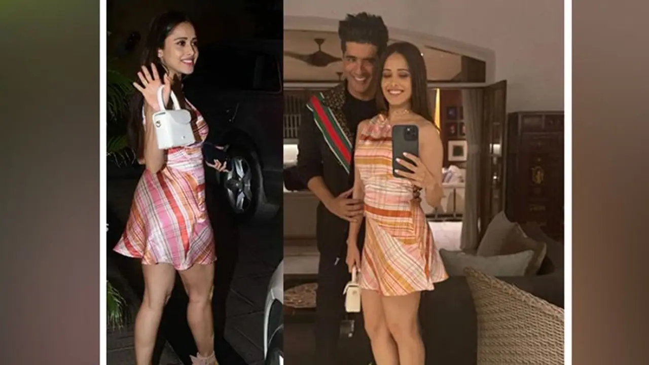 Nushrratt Bharuccha looks stunning in one shoulder dress at Manish Malhotra's New Year's party Nushrratt Bharuccha looks stunning in one shoulder dress at Manish Malhotra's New Year's party