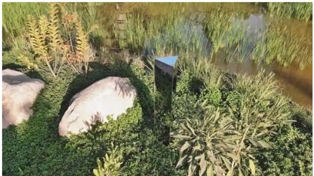 നിഗൂഢ ലോഹതൂണ്‍ ഇത് ആദ്യമായി ഇന്ത്യയിലും പ്രത്യക്ഷപ്പെട്ടു.!