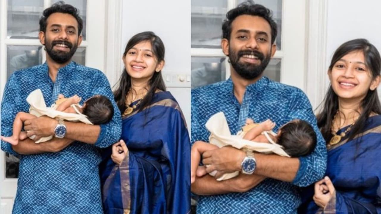 ആദ്യത്തെ കണ്‍മണിക്കൊപ്പം അര്‍ജുന്‍ അശോകനും നിഖിതയും, വൈറലായി കുടുംബ ചിത്രം