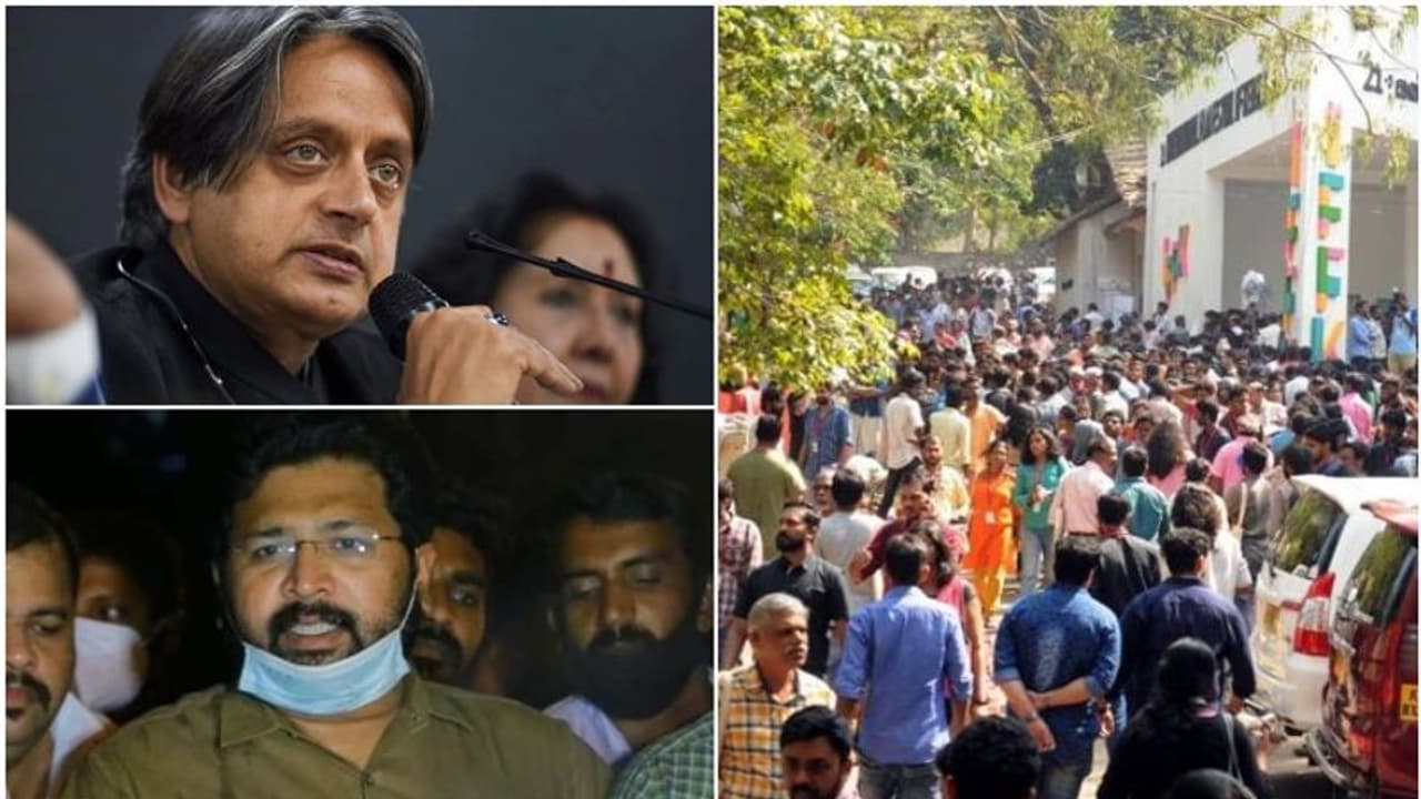 ചലച്ചിത്രമേള നാലിടങ്ങളിലായി നടത്താനുള്ള തീരുമാനത്തെ വിമര്‍ശിച്ച് ശശി തരൂരും ശബരീനാഥനും; വിവാദം