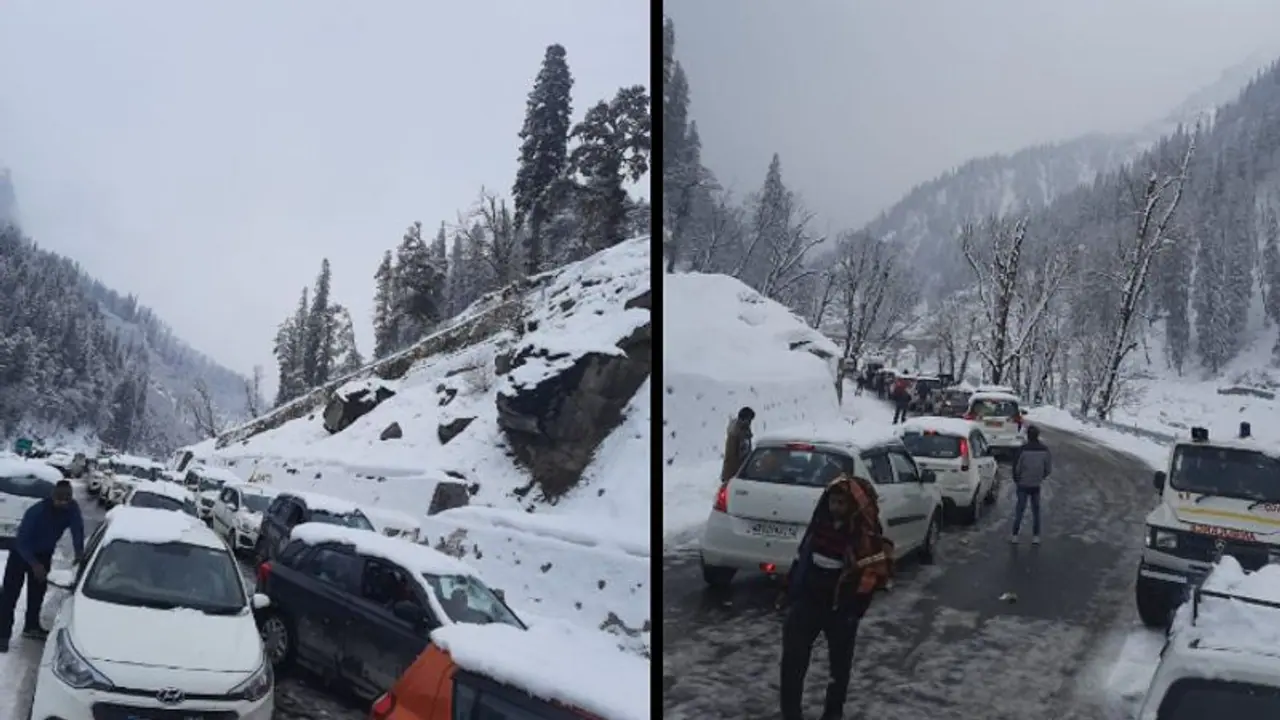 অটল টানেল আর তুষারপাতের টানে ভ্রমণ, প্রকৃতি বাধ সাধায় আটকে ৩০০ পর্যটক অটল টানেল আর তুষারপাতের টানে ভ্রমণ, প্রকৃতি বাধ সাধায় আটকে ৩০০ পর্যটক