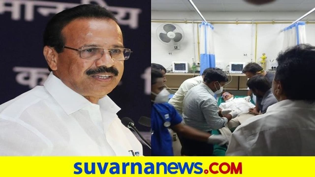 ಕೇಂದ್ರ ಸಚಿವ ಡಿ.ವಿ.ಸದಾನಂದಗೌಡ ಆರೋಗ್ಯದಲ್ಲಿ ಏರುಪೇರು, ಆಸ್ಪತ್ರೆಗೆ ದಾಖಲು ಕೇಂದ್ರ ಸಚಿವ ಡಿ.ವಿ.ಸದಾನಂದಗೌಡ ಆರೋಗ್ಯದಲ್ಲಿ ಏರುಪೇರು, ಆಸ್ಪತ್ರೆಗೆ ದಾಖಲು