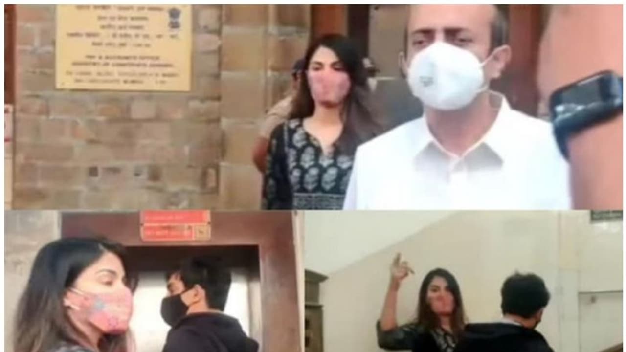 എൻസിബിക്ക് മുമ്പാകെ ഹാജരായി നടി റിയ ചക്രബര്ത്തിയും സഹോദരനും ചിത്രങ്ങള് എൻസിബിക്ക് മുമ്പാകെ ഹാജരായി നടി റിയ ചക്രബര്ത്തിയും സഹോദരനും ചിത്രങ്ങള്