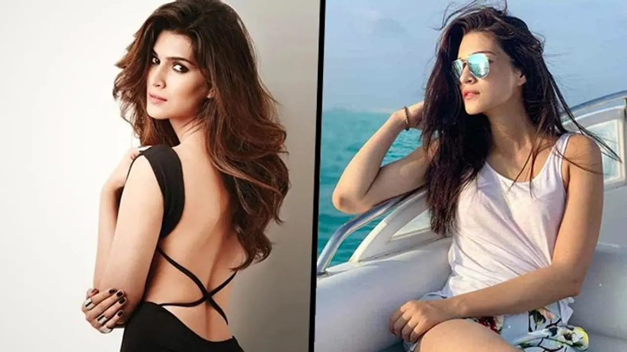 Kriti Sanon spotted at post action training session; actress all set for her next film Ganapath Kriti Sanon spotted at post action training session; actress all set for her next film Ganapath