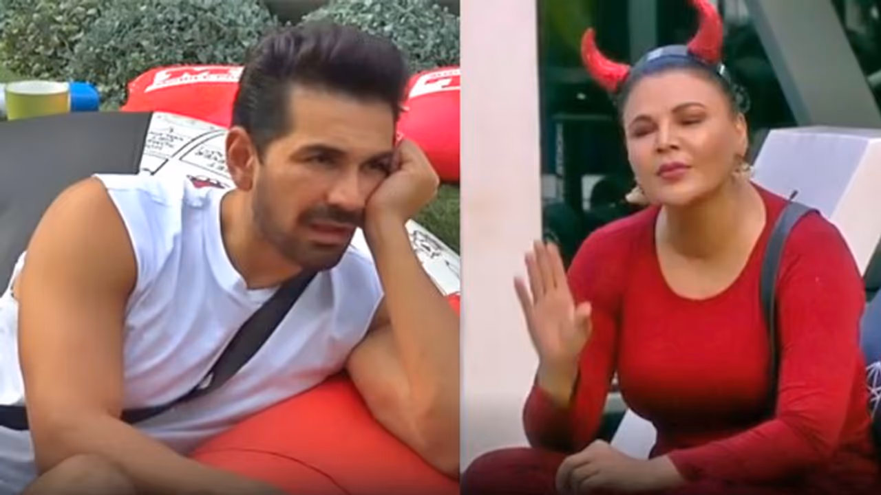 Bigg Boss 14: Rakhi Sawant wants to steal Rubina Dilaik's husband Abhinav (Watch)