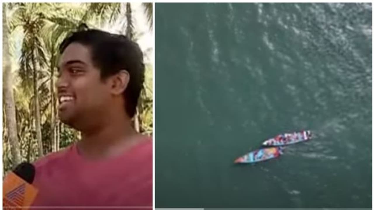 ഡ്രോണ്‍ പറത്തി ആഴക്കടലില്‍നിന്ന് രക്ഷിച്ചത് നാല് പേരെ; ദേവാംഗിന് അഭിനന്ദന പ്രവാഹം