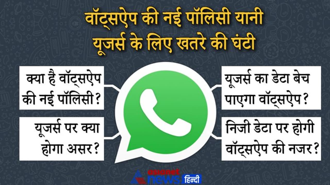स्टेटस से बैंक अकाउंट तक सब पर होगी नजर, जानिए क्या है WhatsApp की नई पॉलिसी, कैसे पड़ेगा आप पर असर ? स्टेटस से बैंक अकाउंट तक सब पर होगी नजर, जानिए क्या है WhatsApp की नई पॉलिसी, कैसे पड़ेगा आप पर असर ?