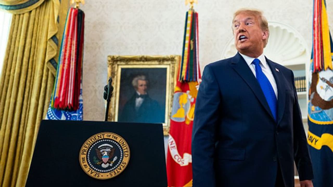 ভয় পেয়েছেন ট্রাম্প, বাধ্য হয়েই সুর বদল করে শান্তির আবেদন করেছেন তিনি ভয় পেয়েছেন ট্রাম্প, বাধ্য হয়েই সুর বদল করে শান্তির আবেদন করেছেন তিনি