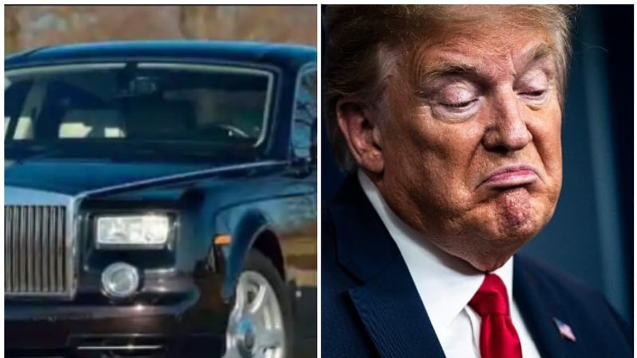 ട്രംപിന്റെ പ്രിയ കാര് വില്പ്പനയ്ക്ക്, ഒപ്പം സമ്മാനമായി ഒരു കുറിപ്പും! ട്രംപിന്റെ പ്രിയ കാര് വില്പ്പനയ്ക്ക്, ഒപ്പം സമ്മാനമായി ഒരു കുറിപ്പും!