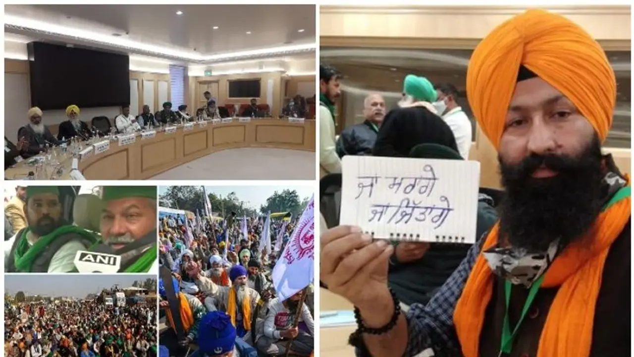 'നിയമം പിൻവലിച്ചാൽ മാത്രം തിരിച്ചു പോക്ക്', ചർച്ചയിൽ കർഷകരുടെ മൗനവ്രതം, ചർച്ച പരാജയം