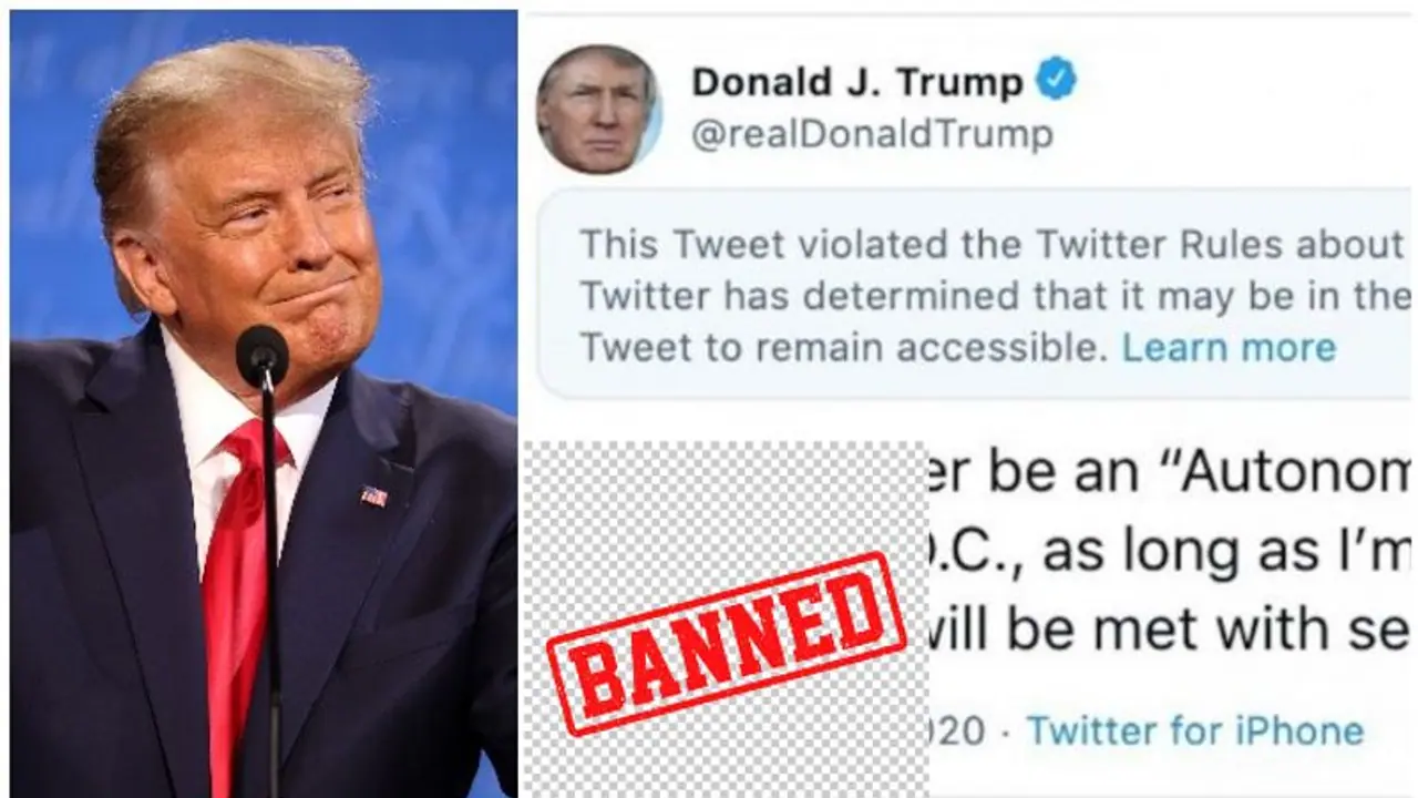 ട്രംപിന്‍റെ അക്കൗണ്ട് പൂട്ടി ട്വിറ്റർ, ബൈഡന്‍റെ സത്യപ്രതിജ്ഞക്ക് പോകില്ലെന്ന് ട്രംപ്