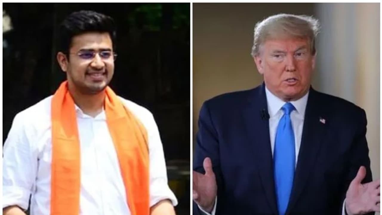 ട്രംപിന്റെ ട്വിറ്റർ അക്കൗണ്ട് മരവിപ്പിച്ചതിനെതിരെ യുവമോർച്ച ദേശീയ അധ്യക്ഷൻ