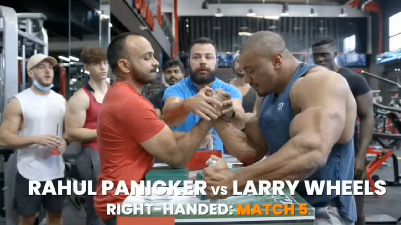 ಆರ್ಮ ರಸ್ಲಿಂಗ್: ವಿಶ್ವದ ಬಲಾಢ್ಯ ಬಾಡಿ ಬಿಲ್ಡರ್ ಸೋಲಿಸಿದ ಭಾರತದ ರಾಹುಲ್ ಪಣಿಕ್ಕರ್! ಆರ್ಮ ರಸ್ಲಿಂಗ್: ವಿಶ್ವದ ಬಲಾಢ್ಯ ಬಾಡಿ ಬಿಲ್ಡರ್ ಸೋಲಿಸಿದ ಭಾರತದ ರಾಹುಲ್ ಪಣಿಕ್ಕರ್!