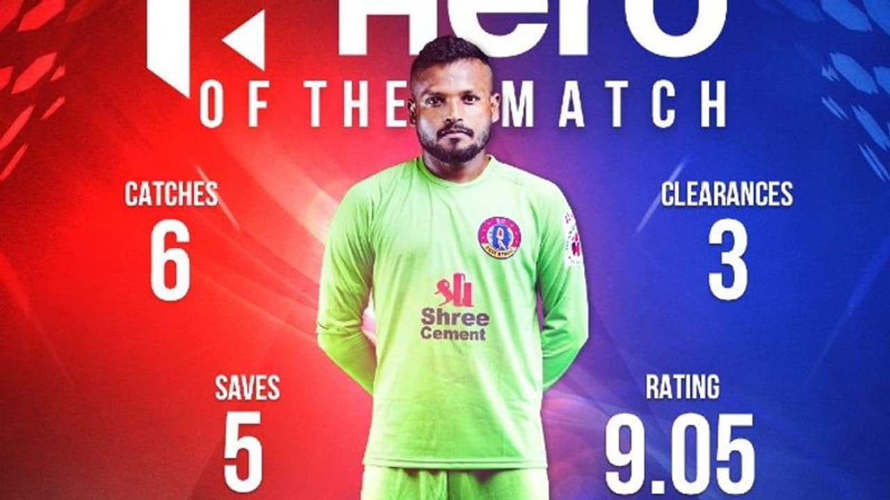 ബംഗളൂരു എഫ്സിക്കെതിരെ ഈസ്റ്റ് ബംഗാളിന്റെ രക്ഷകന്; മത്സരത്തിലെ ഹീറോയായി ദേബ്ജിത് ബംഗളൂരു എഫ്സിക്കെതിരെ ഈസ്റ്റ് ബംഗാളിന്റെ രക്ഷകന്; മത്സരത്തിലെ ഹീറോയായി ദേബ്ജിത്