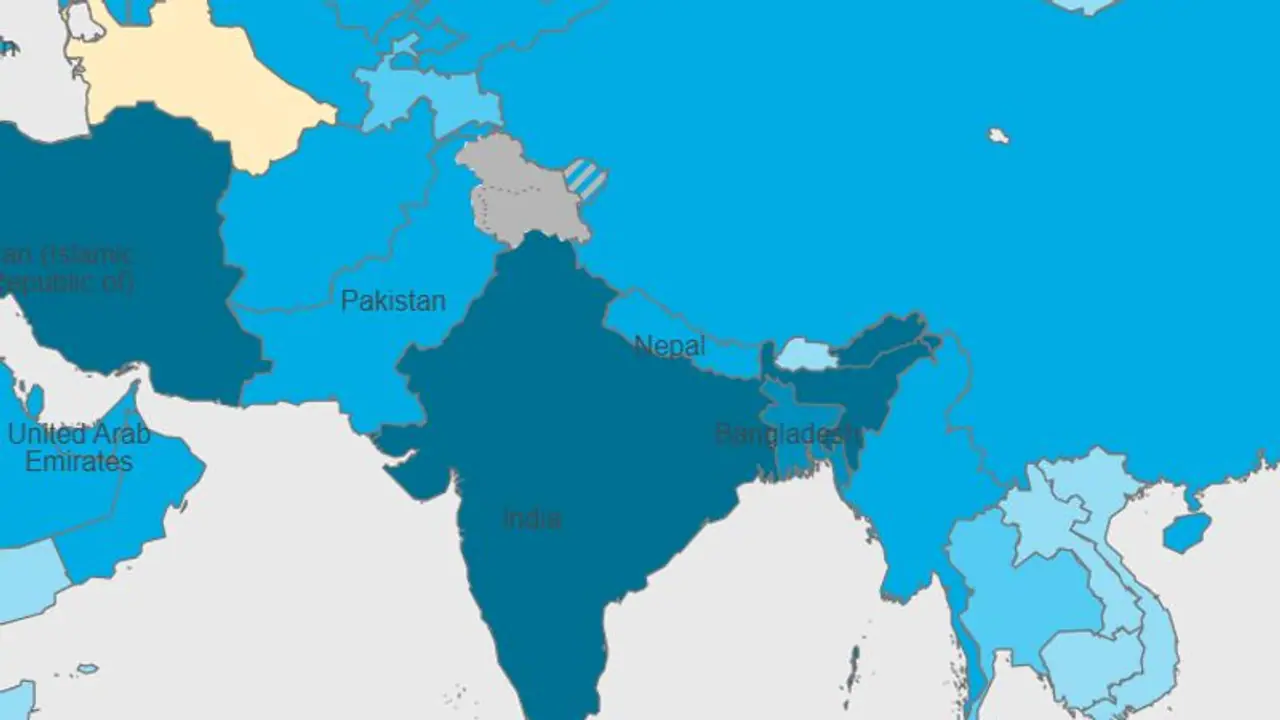 India map WHO India map WHO