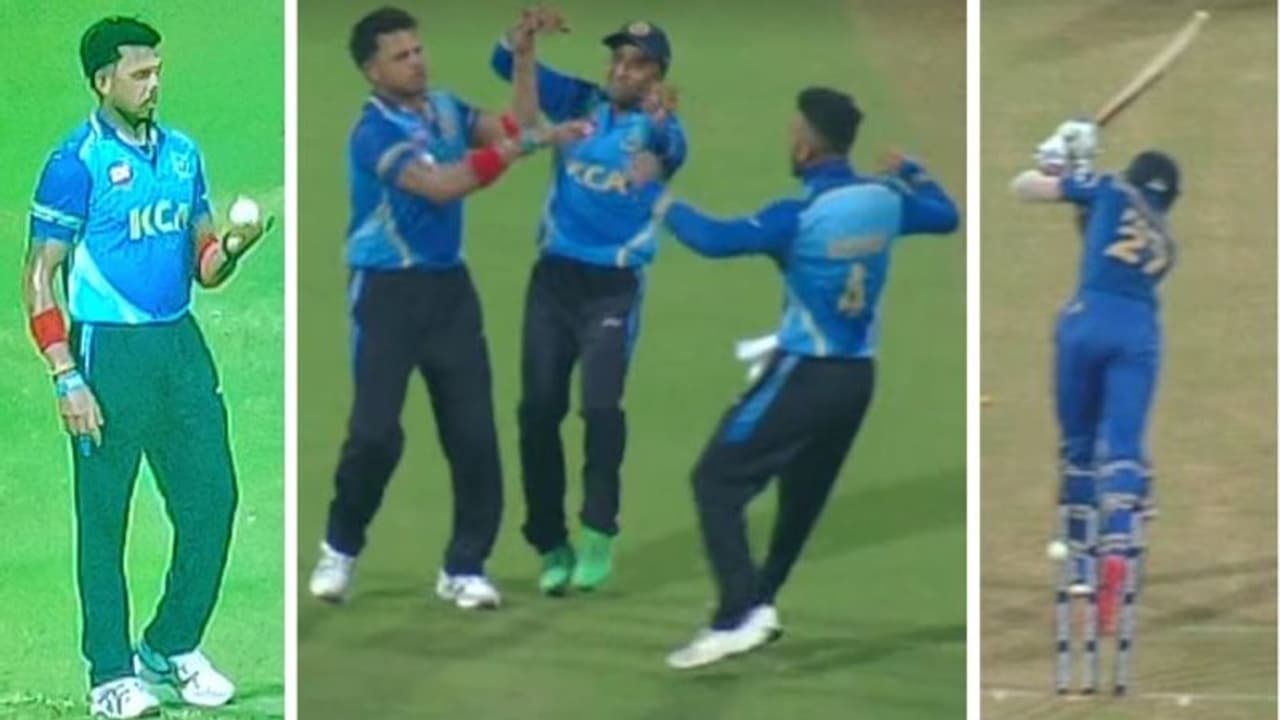 വിക്കറ്റ് നേട്ടം ഒരു തകര്പ്പന് ഔട്ട്സ്വിംഗറിലൂടെ; തിരിച്ചുവരവ് ആഘോഷമാക്കി ശ്രീശാന്ത് വീഡിയോ വിക്കറ്റ് നേട്ടം ഒരു തകര്പ്പന് ഔട്ട്സ്വിംഗറിലൂടെ; തിരിച്ചുവരവ് ആഘോഷമാക്കി ശ്രീശാന്ത് വീഡിയോ