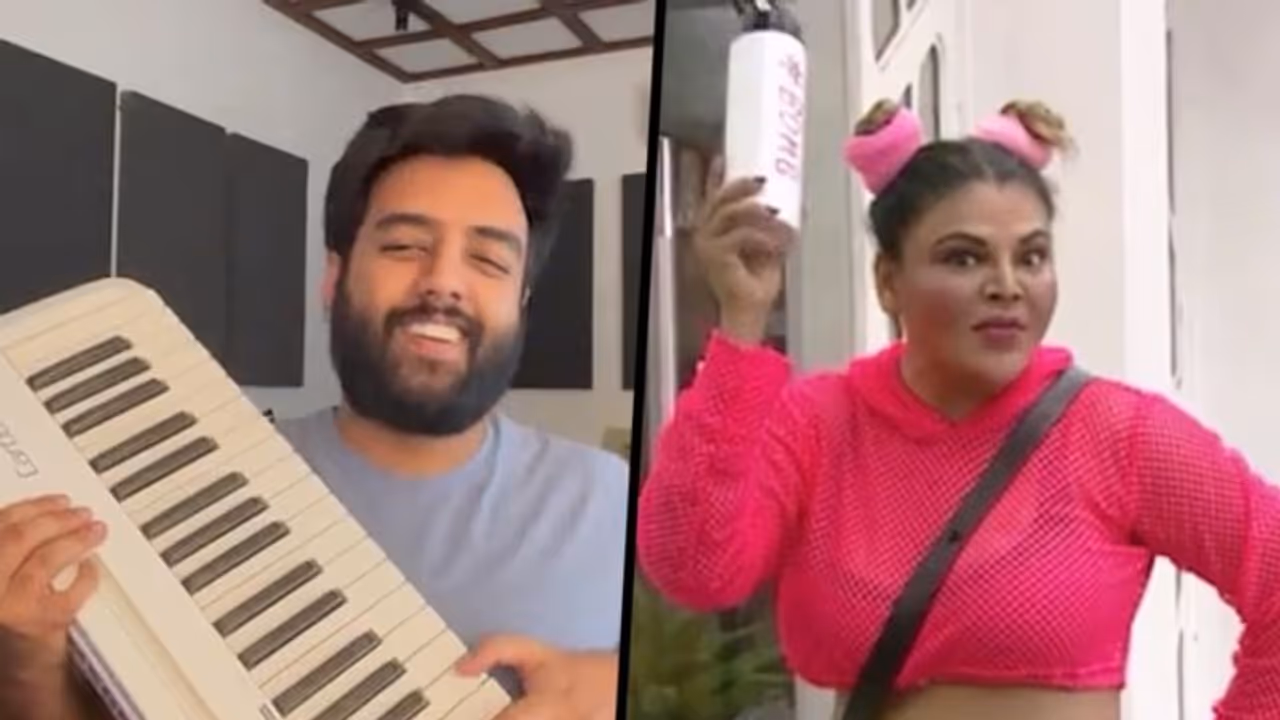 Yashraj Mukhate makes another hilarious song on Rakhi Sawant's rant in Bigg Boss; Watch Video Yashraj Mukhate makes another hilarious song on Rakhi Sawant's rant in Bigg Boss; Watch Video