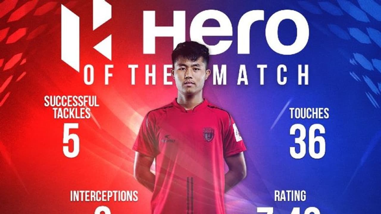 മധ്യനിരയില്‍ കരുത്ത് കാണിച്ച് ലാലെംങ്മാവിയ; ഹീറോ ഓഫ് ദ മാച്ച്