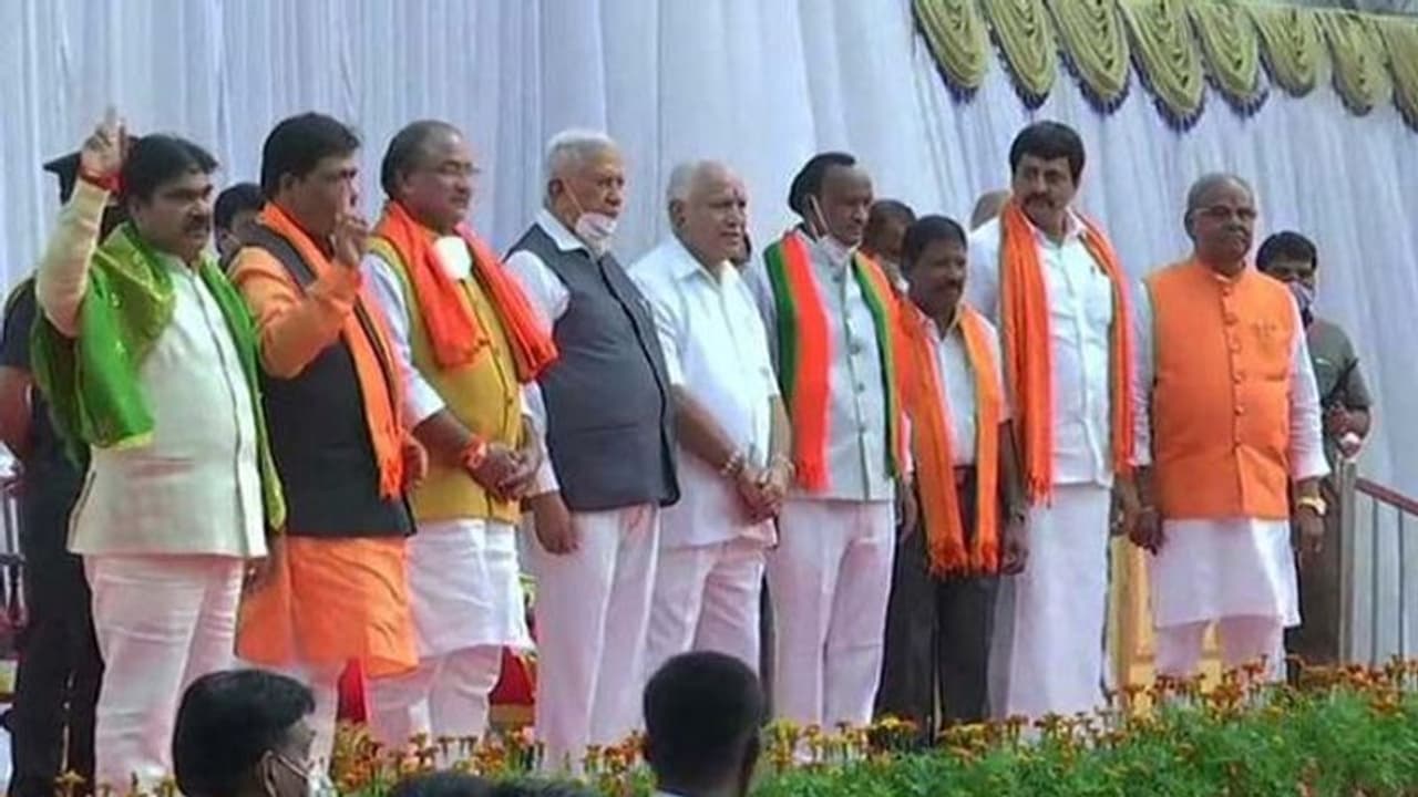 Karnataka Cabinet expansion: 7 new ministers inducted into BS Yediyurappa’s Cabinet Karnataka Cabinet expansion: 7 new ministers inducted into BS Yediyurappa’s Cabinet