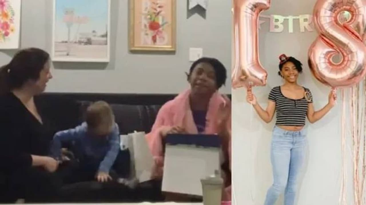 വളർത്തുമകളുടെ പതിനെട്ടാം പിറന്നാളിന് അമ്മയുടെ സർപ്രൈസ് സമ്മാനം; വൈറലായി വീഡിയോ വളർത്തുമകളുടെ പതിനെട്ടാം പിറന്നാളിന് അമ്മയുടെ സർപ്രൈസ് സമ്മാനം; വൈറലായി വീഡിയോ