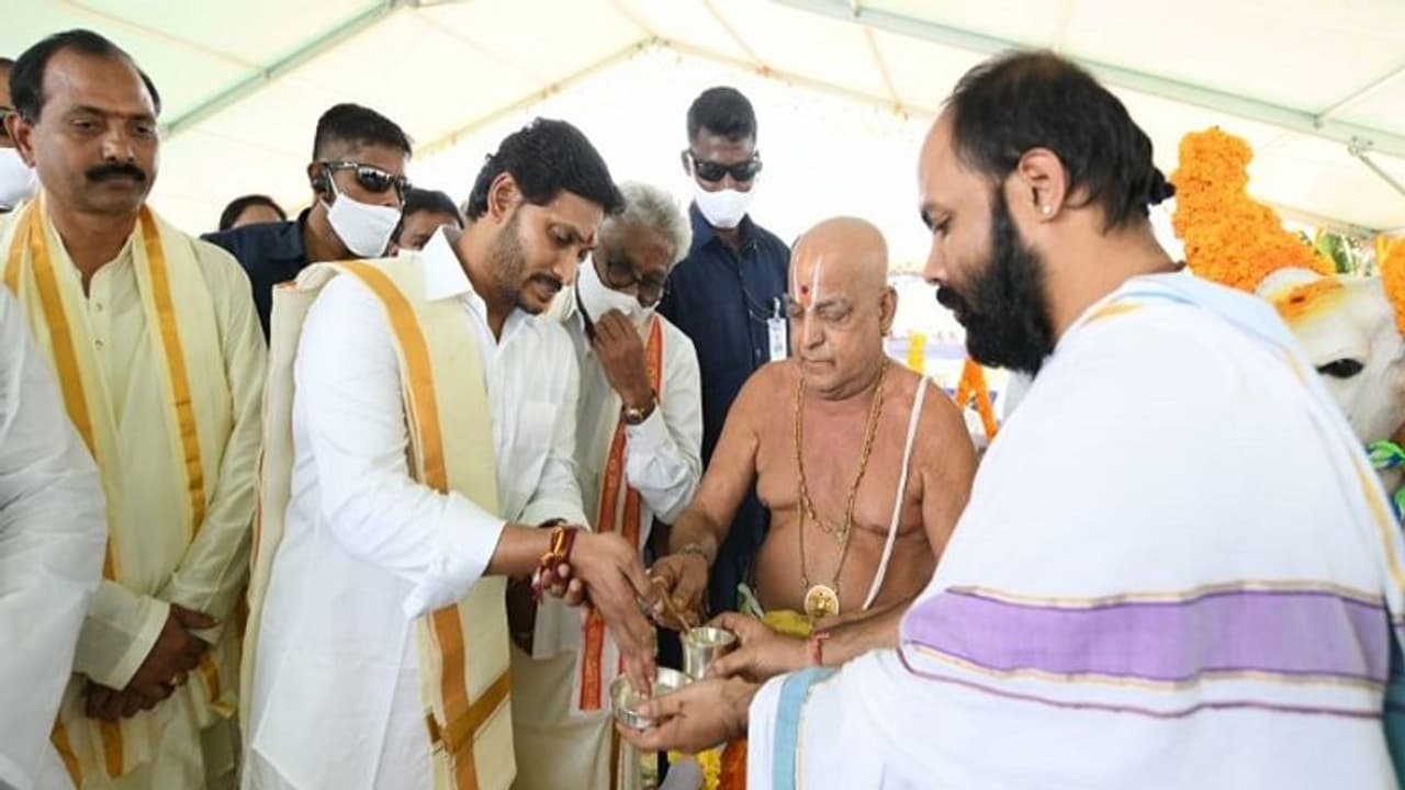 చేయి అడ్డం పెట్టి గంగిరెద్దును కాపాడిన జగన్: వీడియో వైరల్ చేయి అడ్డం పెట్టి గంగిరెద్దును కాపాడిన జగన్: వీడియో వైరల్