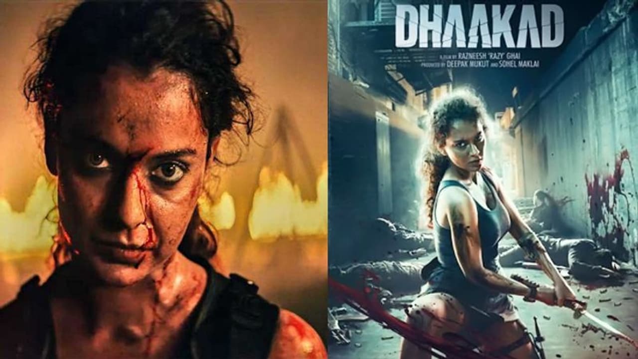 सामने आया कंगना की फिल्म 'धाकड़' का फर्स्ट लुक, खूंखार रोल में मारकाट मचाती दिखी एक्ट्रेस सामने आया कंगना की फिल्म 'धाकड़' का फर्स्ट लुक, खूंखार रोल में मारकाट मचाती दिखी एक्ट्रेस