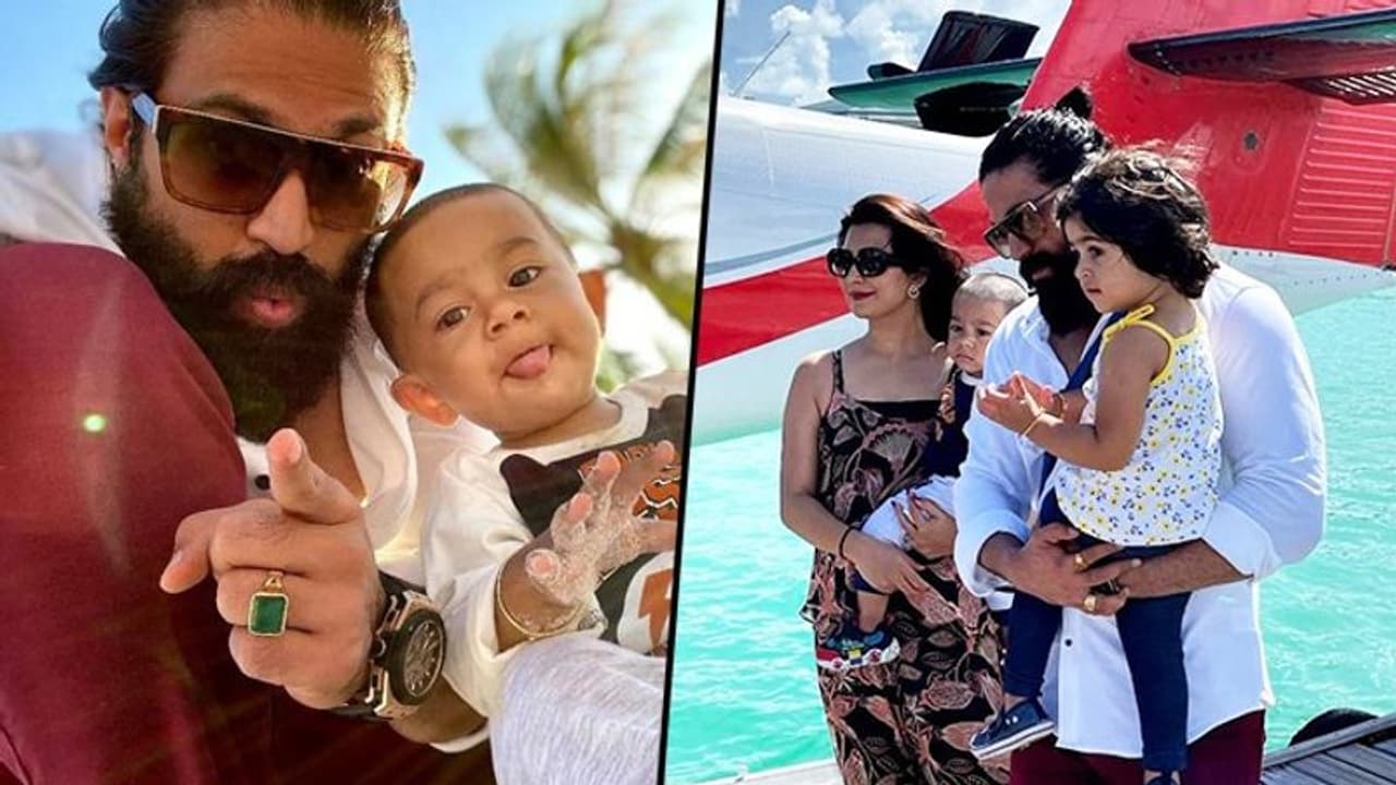 KGF star Yash is on Holiday, posts selfie with wife and kids, guess the destination? KGF star Yash is on Holiday, posts selfie with wife and kids, guess the destination?