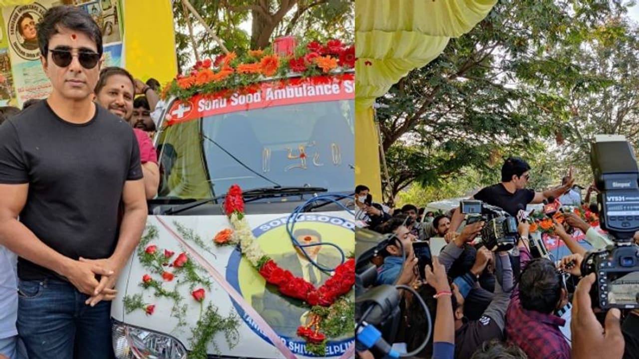 సొంతంగా అంబులెన్స్ సర్వీస్‌ని ప్రారంభించిన సోనూ సూద్‌..ప్రభుత్వాలు సిగ్గుపడాలి!