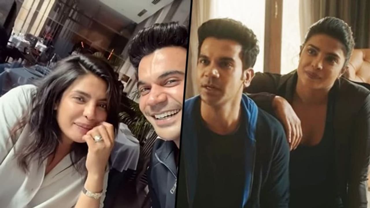 Rajkummar Rao shared funny BTS video with Priyanka Chopra talking about their favourite Hajmola flavours Rajkummar Rao shared funny BTS video with Priyanka Chopra talking about their favourite Hajmola flavours