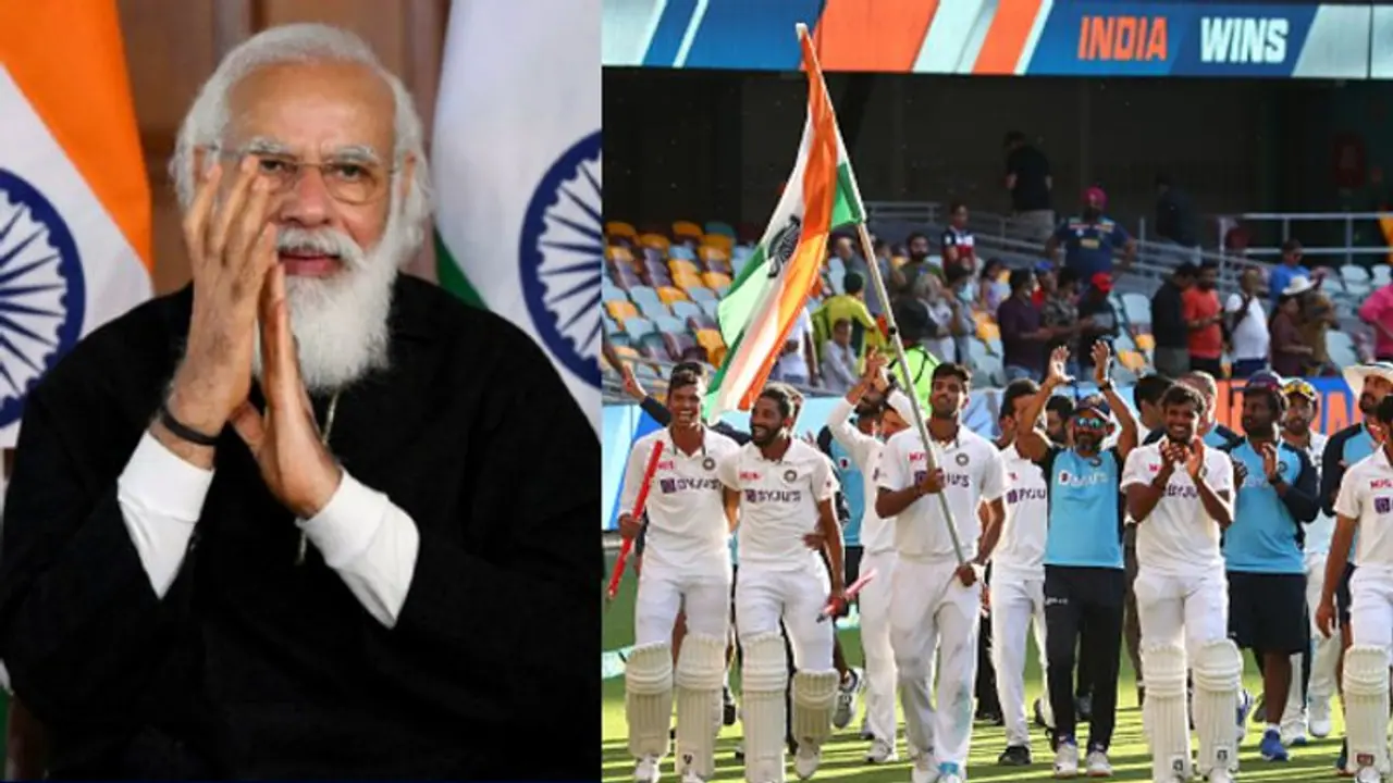 ಟೀಂ ಇಂಡಿಯಾ ಐತಿಹಾಸಿಕ ಗೆಲುವಿಗೆ ಪ್ರಧಾನಿ ಮೋದಿ, ಸಚಿನ್ ಸೇರಿ ದಿಗ್ಗಜರ ಅಭಿನಂದನೆ! ಟೀಂ ಇಂಡಿಯಾ ಐತಿಹಾಸಿಕ ಗೆಲುವಿಗೆ ಪ್ರಧಾನಿ ಮೋದಿ, ಸಚಿನ್ ಸೇರಿ ದಿಗ್ಗಜರ ಅಭಿನಂದನೆ!