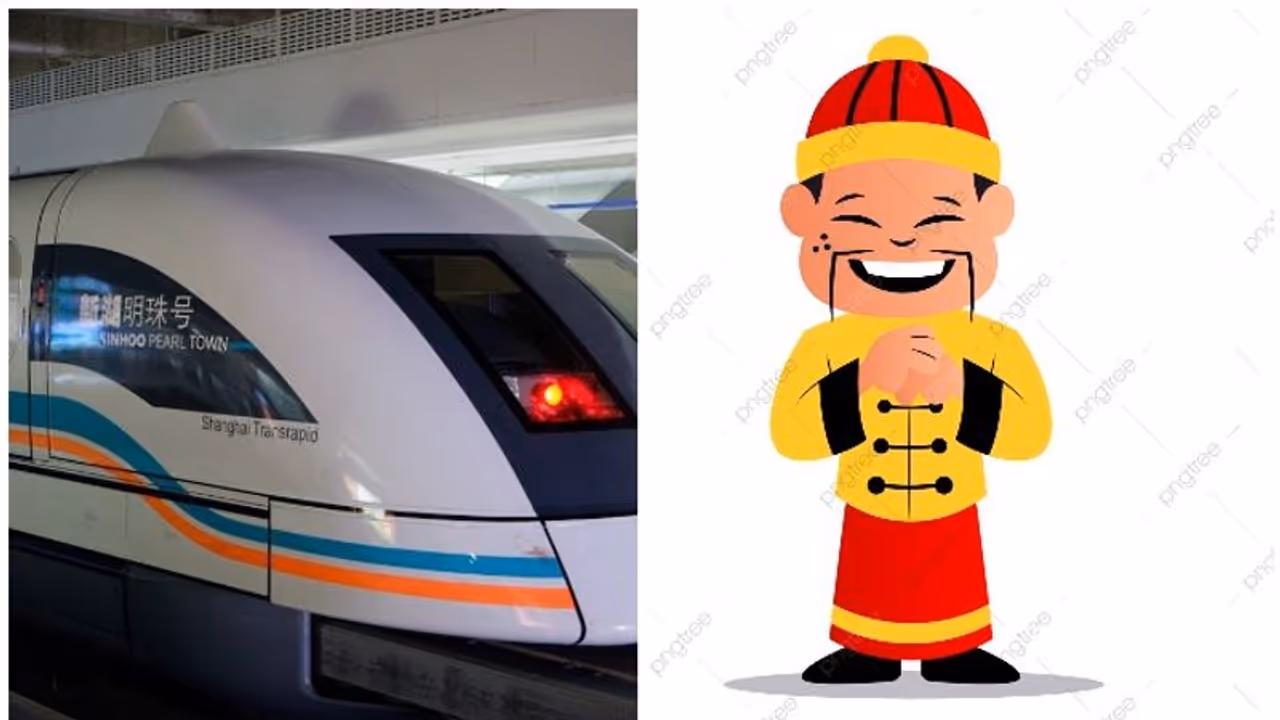 കൂകൂകൂകൂം തീവണ്ടി, ചക്രമില്ലാ തീവണ്ടി, ചീറിപ്പായും തീവണ്ടി ഇത് ചൈനക്കാരുടെ തീവണ്ടി! കൂകൂകൂകൂം തീവണ്ടി, ചക്രമില്ലാ തീവണ്ടി, ചീറിപ്പായും തീവണ്ടി ഇത് ചൈനക്കാരുടെ തീവണ്ടി!