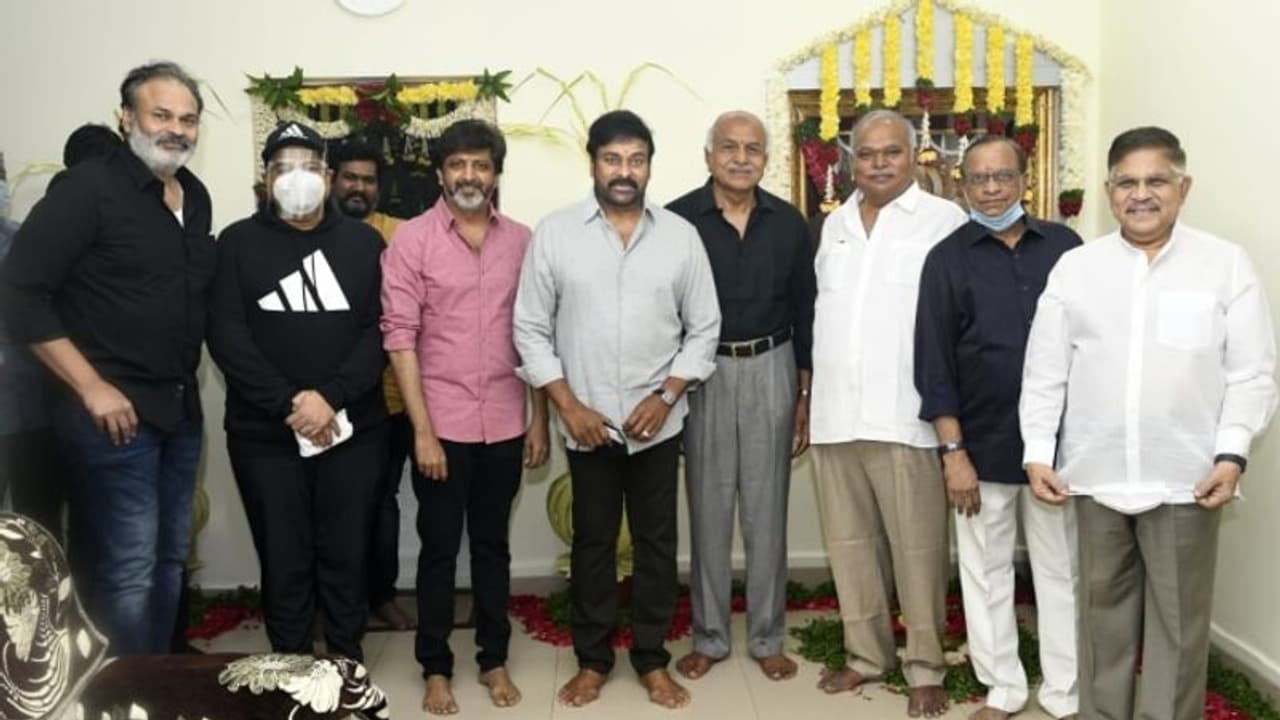 ചിരഞ്ജീവി ആരാധകരുടെ കാത്തിരിപ്പിന് അവസാനം; 'ലൂസിഫര്' തെലുങ്കിന് തുടക്കം ചിരഞ്ജീവി ആരാധകരുടെ കാത്തിരിപ്പിന് അവസാനം; 'ലൂസിഫര്' തെലുങ്കിന് തുടക്കം