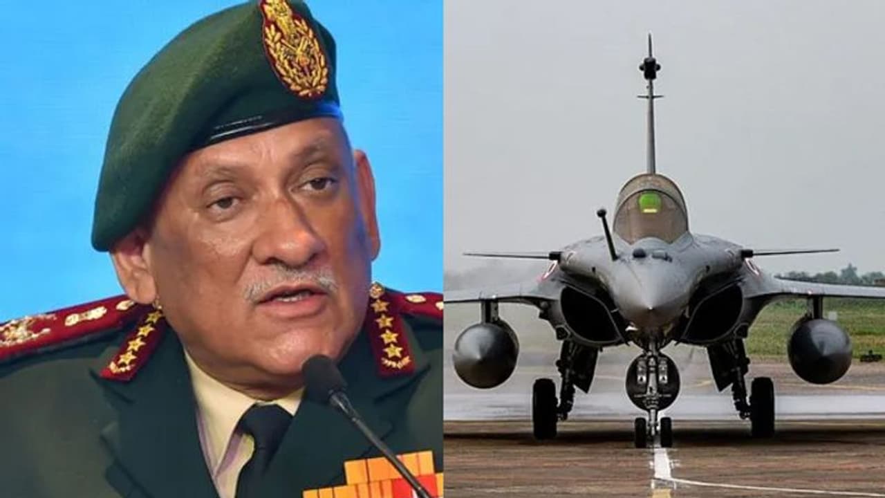 আজ প্রথমবার রাফালের ককপিটে CDS রাওয়াত, ফরাসীদের সঙ্গে মরুভূমির আকাশে ওয়ারগেম