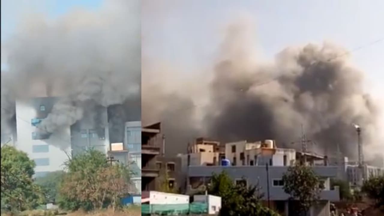 പൂണെ സെറം ഇൻസ്റ്റിറ്റ്യൂട്ടിൽ വൻ അഗ്നിബാധ; തീയണയ്ക്കാൻ ശ്രമം തുടരുന്നു