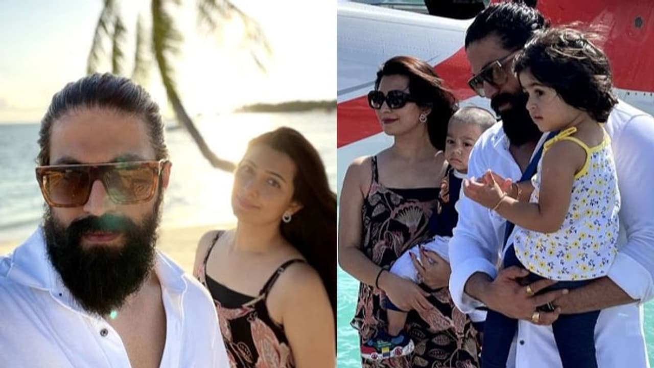 മാലിദ്വീപിൽ കുടുംബത്തോടൊപ്പം അവധി ആഘോഷിച്ച് യാഷ്; ‘റോക്കി ഭായ്‘ കിടുവെന്ന് ആരാധകർ മാലിദ്വീപിൽ കുടുംബത്തോടൊപ്പം അവധി ആഘോഷിച്ച് യാഷ്; ‘റോക്കി ഭായ്‘ കിടുവെന്ന് ആരാധകർ