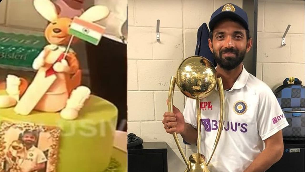 ಇದೇ ಕಾರಣಕ್ಕೆ ರಹಾನೆ ಇಷ್ಟ; ಕಾಂಗರೂ ಕೇಕ್ ಕತ್ತರಿಸಲು ನಿರಾಕರಿಸಿದ ಅಜಿಂಕ್ಯ! ಇದೇ ಕಾರಣಕ್ಕೆ ರಹಾನೆ ಇಷ್ಟ; ಕಾಂಗರೂ ಕೇಕ್ ಕತ್ತರಿಸಲು ನಿರಾಕರಿಸಿದ ಅಜಿಂಕ್ಯ!