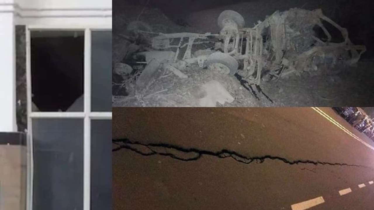 കർണാടകത്തിൽ ക്വാറിയിലേക്ക് പോയ ട്രക്കിൽ പൊട്ടിത്തെറി; എട്ട് മരണം; നാല് ജില്ലകളിൽ പ്രകമ്പനം