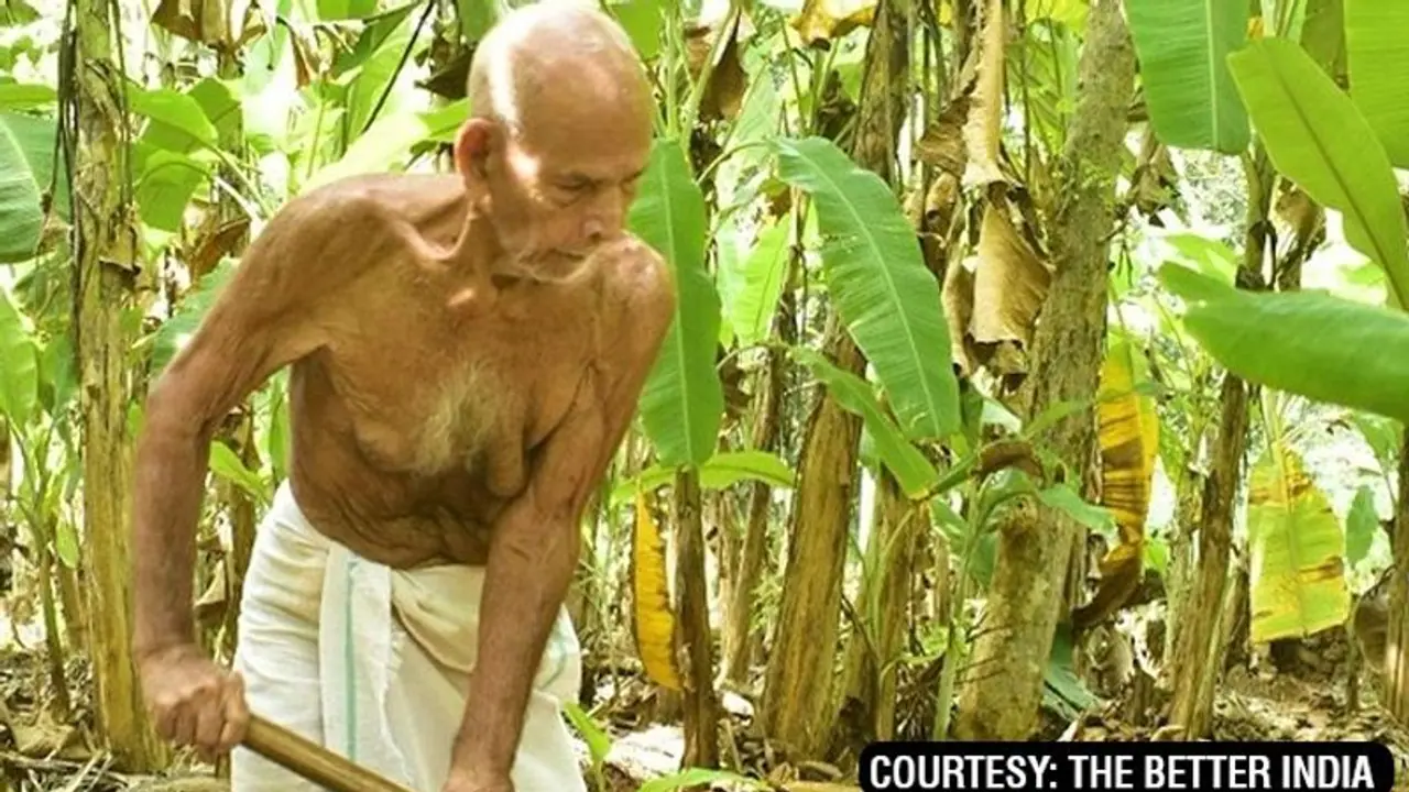 Scent of soil keeps him motivated: Inspiring story of 93 year old Kerala farmer