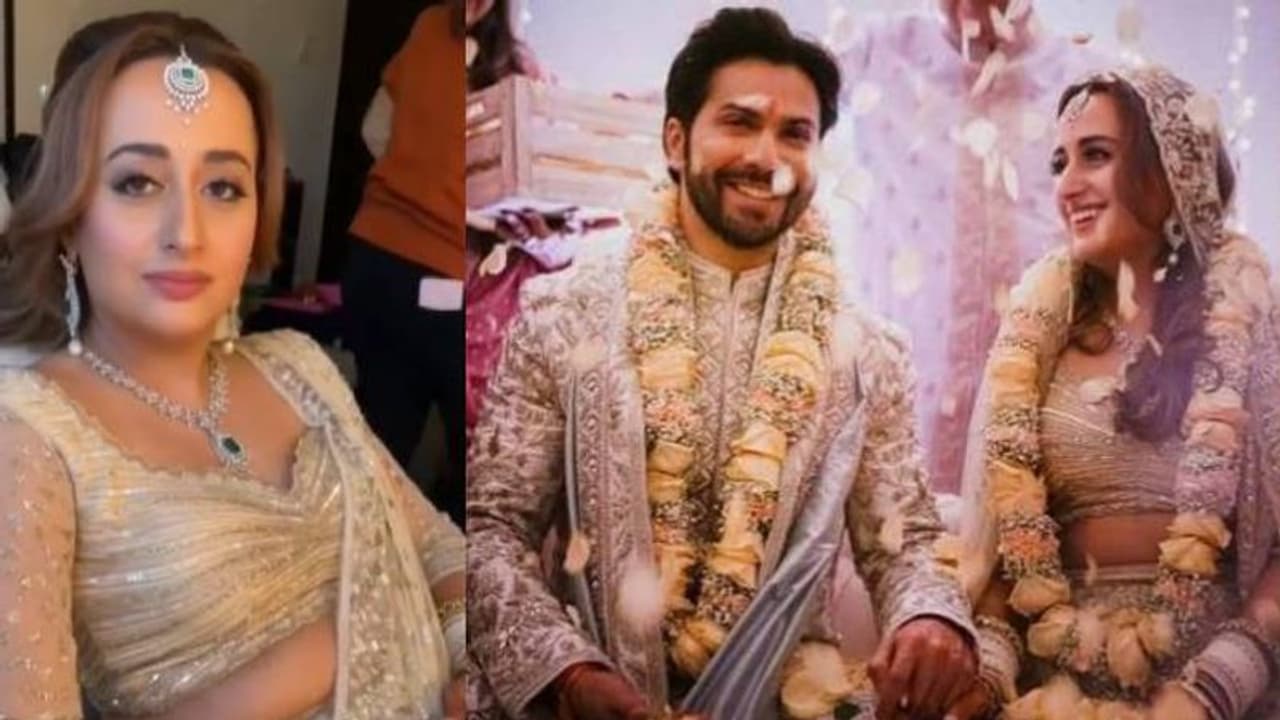 ഓഫ് വൈറ്റ് ലെഹങ്കയില് മനോഹരിയായി വരുണിന്റെ പ്രിയപത്നി ഓഫ് വൈറ്റ് ലെഹങ്കയില് മനോഹരിയായി വരുണിന്റെ പ്രിയപത്നി