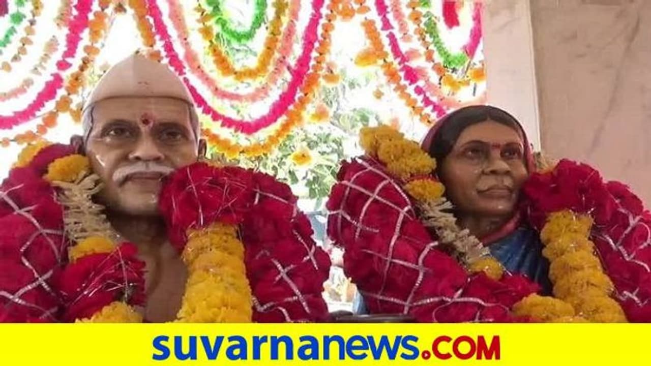 ಕಲಬುರಗಿಯಲ್ಲೊಬ್ಬ ಆಧುನಿಕ ಶ್ರವಣ ಕುಮಾರ: ತಂದೆ ತಾಯಿ ನೆನಪಿಗಾಗಿ ಗುಡಿ ಕಟ್ಟಿಸಿದ ಮಗ