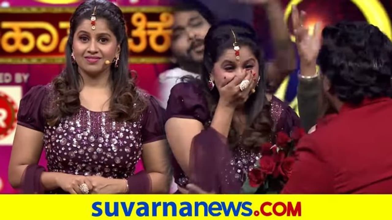 ಡಿಕೆಡಿ ವೇದಿಕೆಯಲ್ಲಿ ಅನುಶ್ರೀ ಬರ್ತಡೇ; ಇವನನ್ನು ನೋಡುತ್ತಿದ್ದಂತೆ ಮುದ್ದಾಡಿದ ಚೆಲುವೆ!