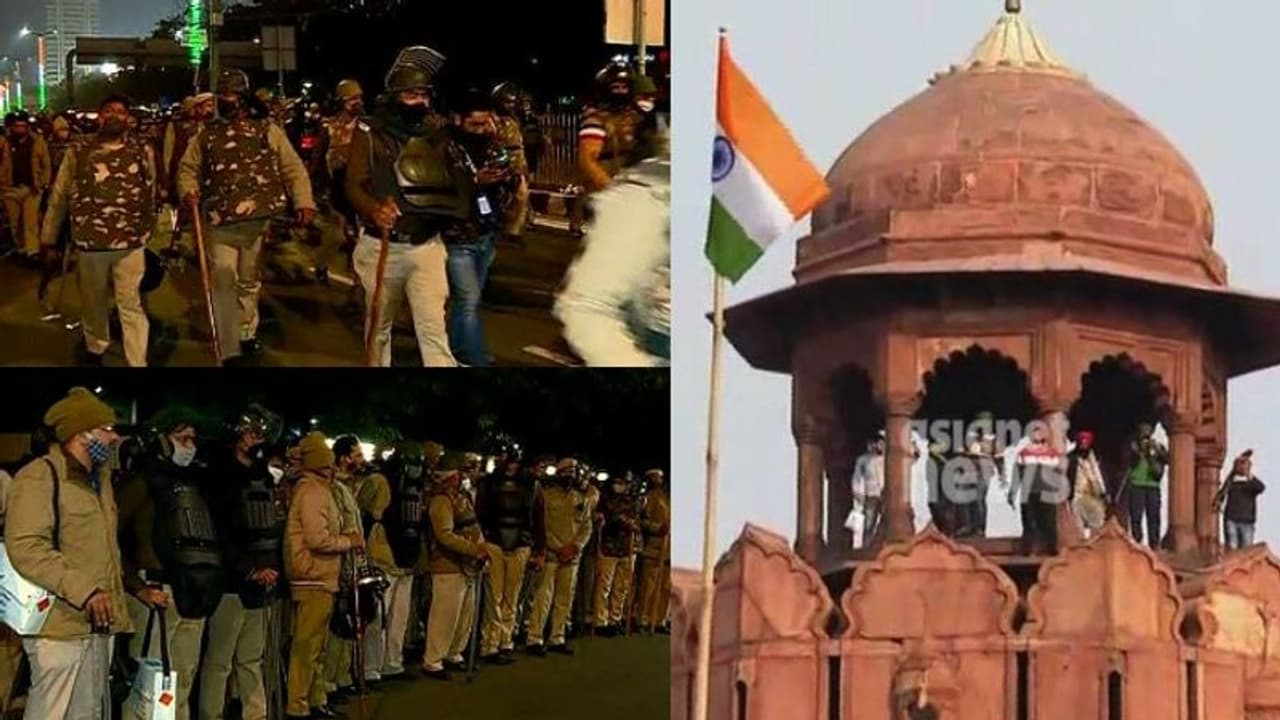 കേന്ദ്ര സേന ചെങ്കോട്ടയിൽ; ട്രാക്ടറുകളും സമരക്കാരും തമ്പടിക്കുന്നു; പൗരന്മാർക്ക് അമേരിക്കയുടെ മുന്നറിയിപ്പ്