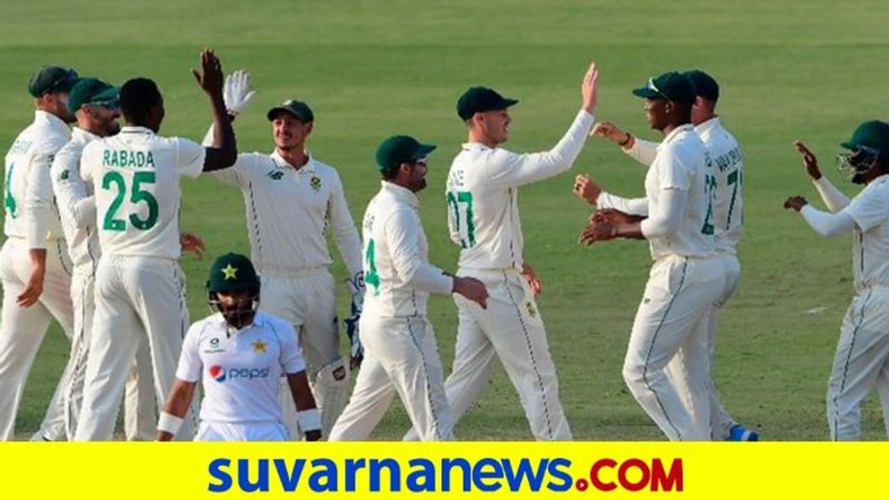 ಟೆಸ್ಟ್: ಮೊದಲ ದಿನವೇ ಪಾಕ್ ವಿರುದ್ಧ ಹರಿಣಗಳ ಮೇಲುಗೈ ಟೆಸ್ಟ್: ಮೊದಲ ದಿನವೇ ಪಾಕ್ ವಿರುದ್ಧ ಹರಿಣಗಳ ಮೇಲುಗೈ